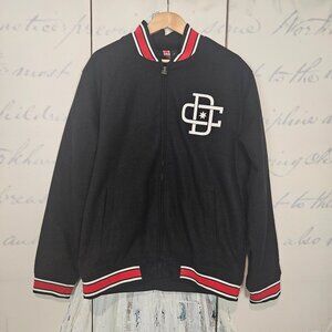 DC Rob Dyrdek‎ Varsity Jacket Mens Size XL Black Red